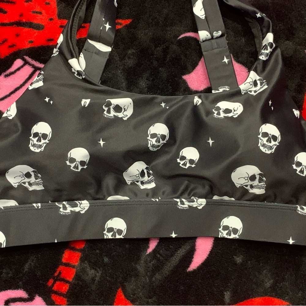 Disturbia Skull Bikini Top